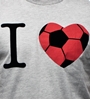 Picture of COPA Football - I Love T-shirt - Grey