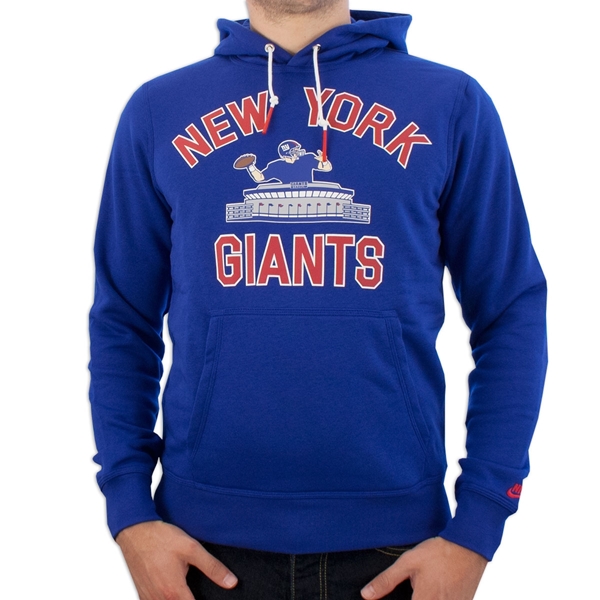 Picture of Nike Sportswear - New York Giants Rewind Hoodie - Rush Blue/ Gym Red