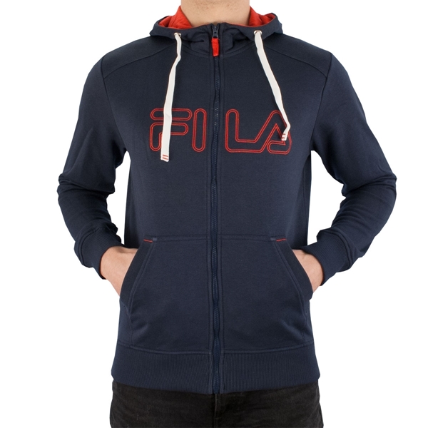 Picture of FILA Vintage - Waine Hooded Sweatjack - Peacoat Blue