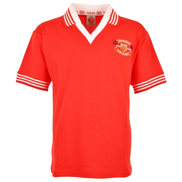 Picture of Manchester Reds Retro Football Shirt Centenary 1978-1979