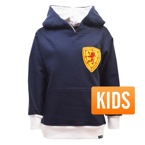 Picture of TOFFS - Scotland Kids Hoodie - Navy/ White