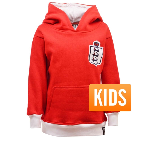 Picture of TOFFS - England Kids Hoodie - Red/ White