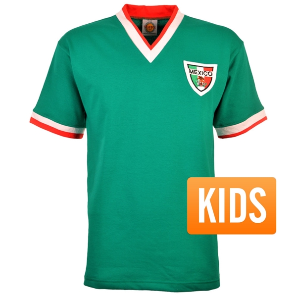 Picture of Mexico Retro Football Shirt 1960's - Kids