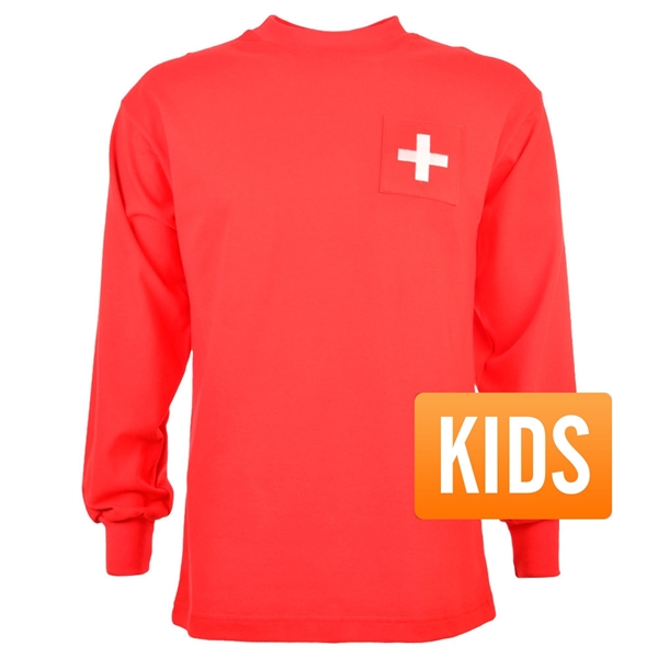 Picture of Switzerland Retro Football Shirt 1960's - Kids