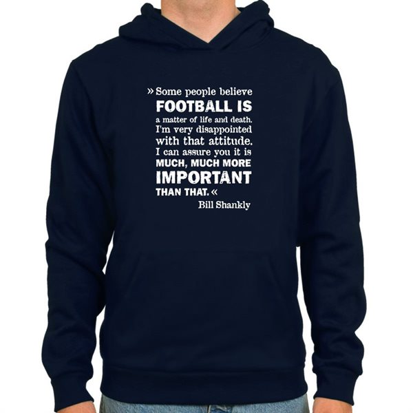 Picture of Spielraum - Bill Shankly Hoodie - Navy