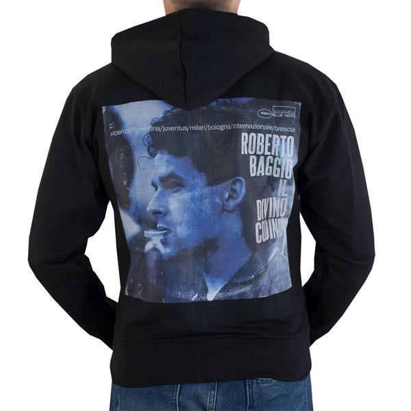 Picture of TOFFS Pennarello - Roberto Baggio Zipped Hoodie - Black