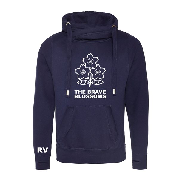 Picture of Rugby Vintage - Japan Cross Neck Hoodie - Navy