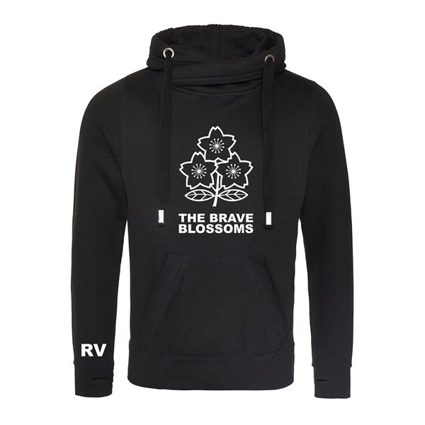 Picture of Rugby Vintage - Japan Cross Neck Hoodie - Black