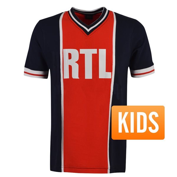 Picture of TOFFS - Paris Saint Germain RTL Retro Football Shirt 1976-79 - Kids