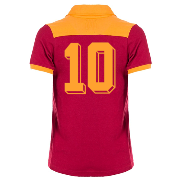 AS Roma Retro Shirt 1980 + Number 10