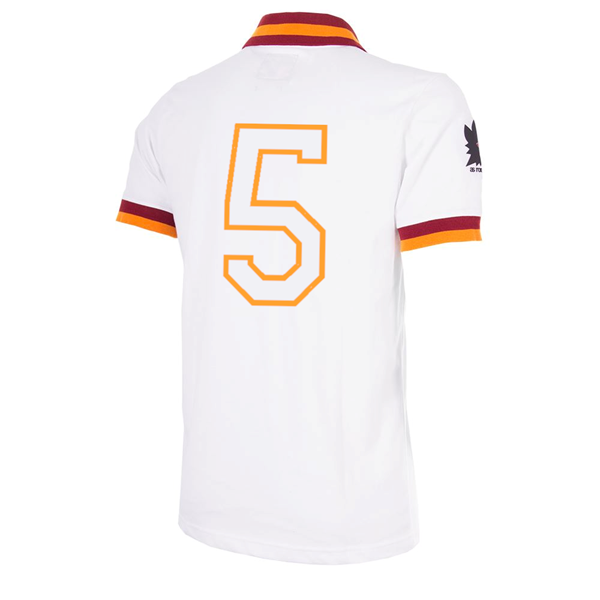 AS Roma Retro Football Away Shirt 1980-1981 + Number 5