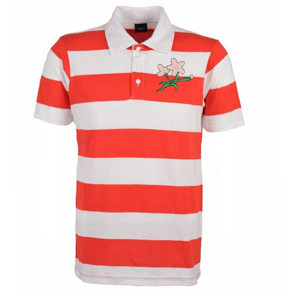 Japan Retro Stripe Polo Shirt