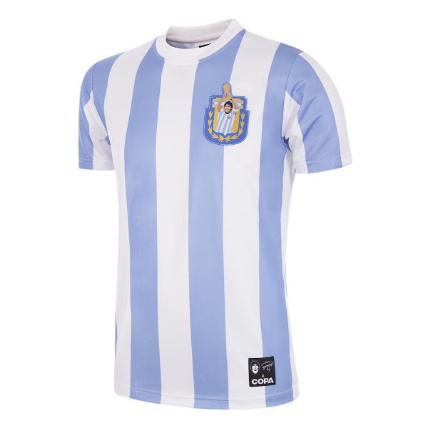 Maradona X COPA Argentina Retro Football Shirt WC 1986