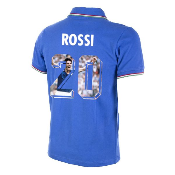 Italië Retro Shirt WC 1982 + Rossi 20