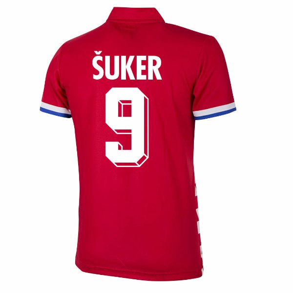 Picture of COPA Football - Croatia Retro Football Shirt 1992 + Suker 9