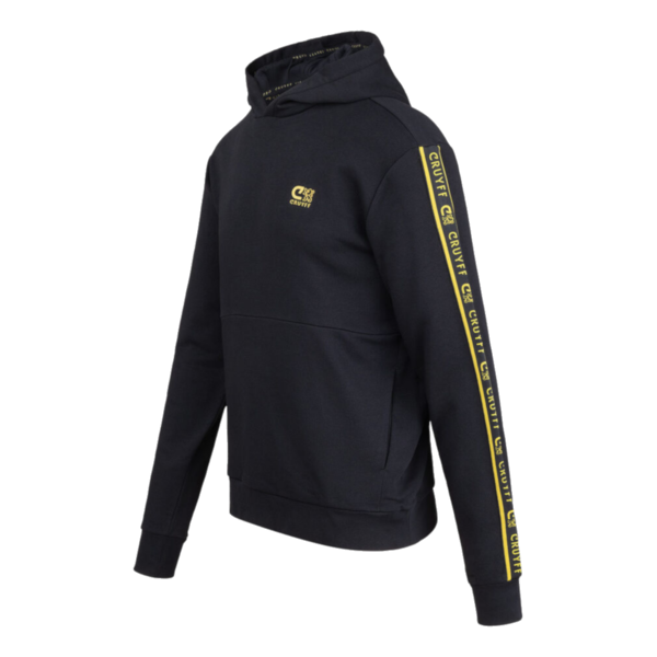 Cruyff Sports - Xicota Taped Hoodie - Zwart/ Goud