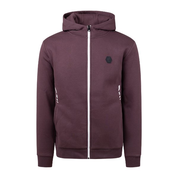 Cruyff - Forth Hooded Track Top - Wine