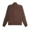 Fred Perry - Contrast Tape Track Jacket - Carrington Road Brick