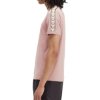 Fred Perry - Contrast Tape Ringer T-Shirt - Dusty Rose Pink/ Black