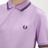 Fred Perry - Twin Tipped Polo Shirt - Ultra Violet/ Navy