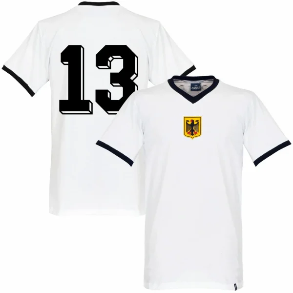 Germany 1970's Short Sleeve Retro Shirt + Number 13