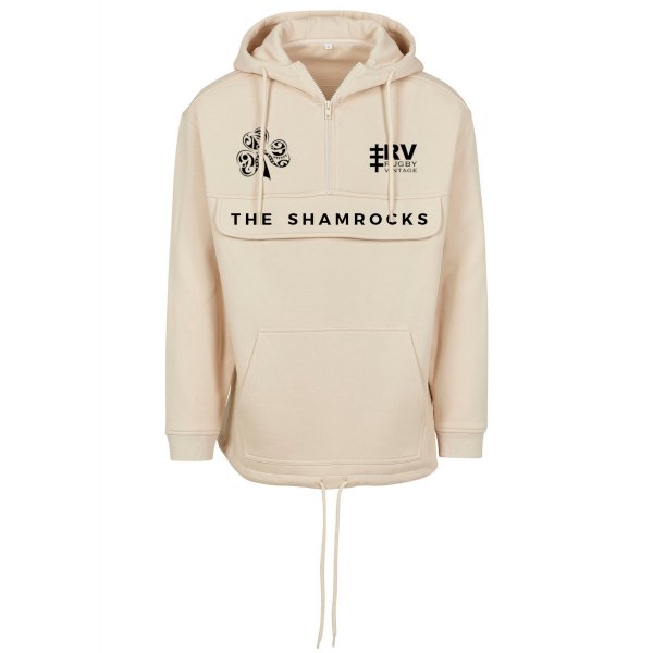 Rugby Vintage - Ireland The Shamrocks Anorak Hoodie - Sand