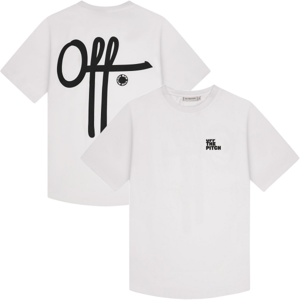 Off The Pitch - Fullstop Slim Fit T-Shirt - Wit