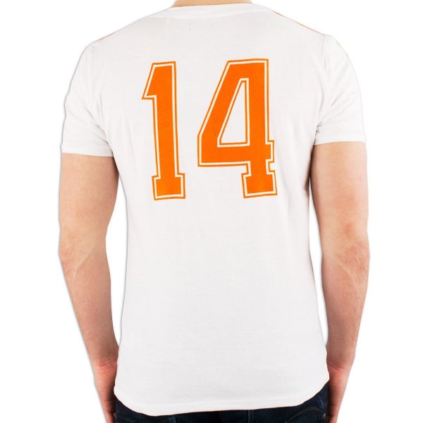 Picture of Cruyff - Holland Retro Football Away Shirt WC 1974 + Number 14